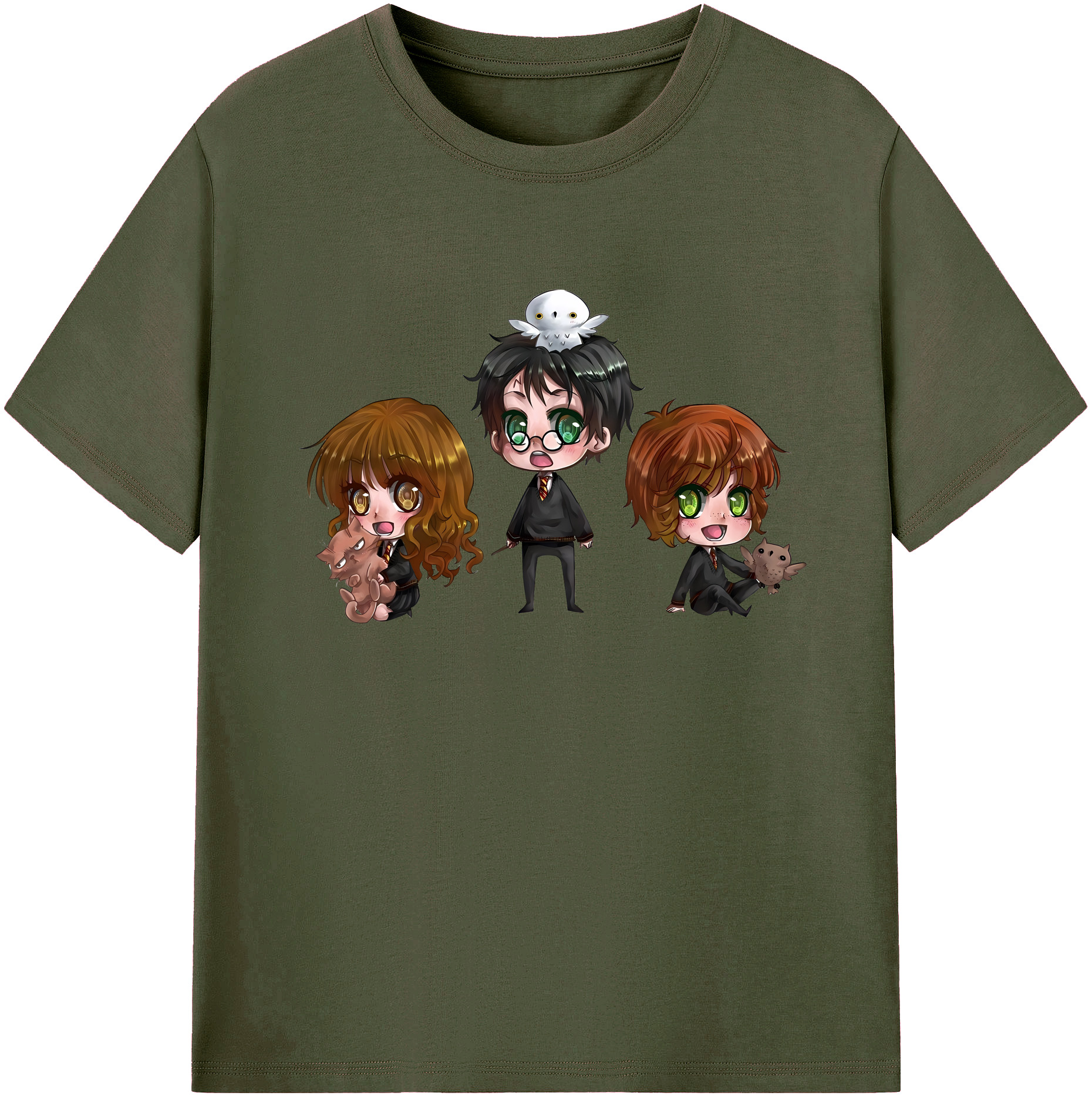 （画像用） Harry Potter ハリー・ポッターシリーズ 綿100％ メンズ半袖Tシャツ｜肌触りやわらか＆通気性